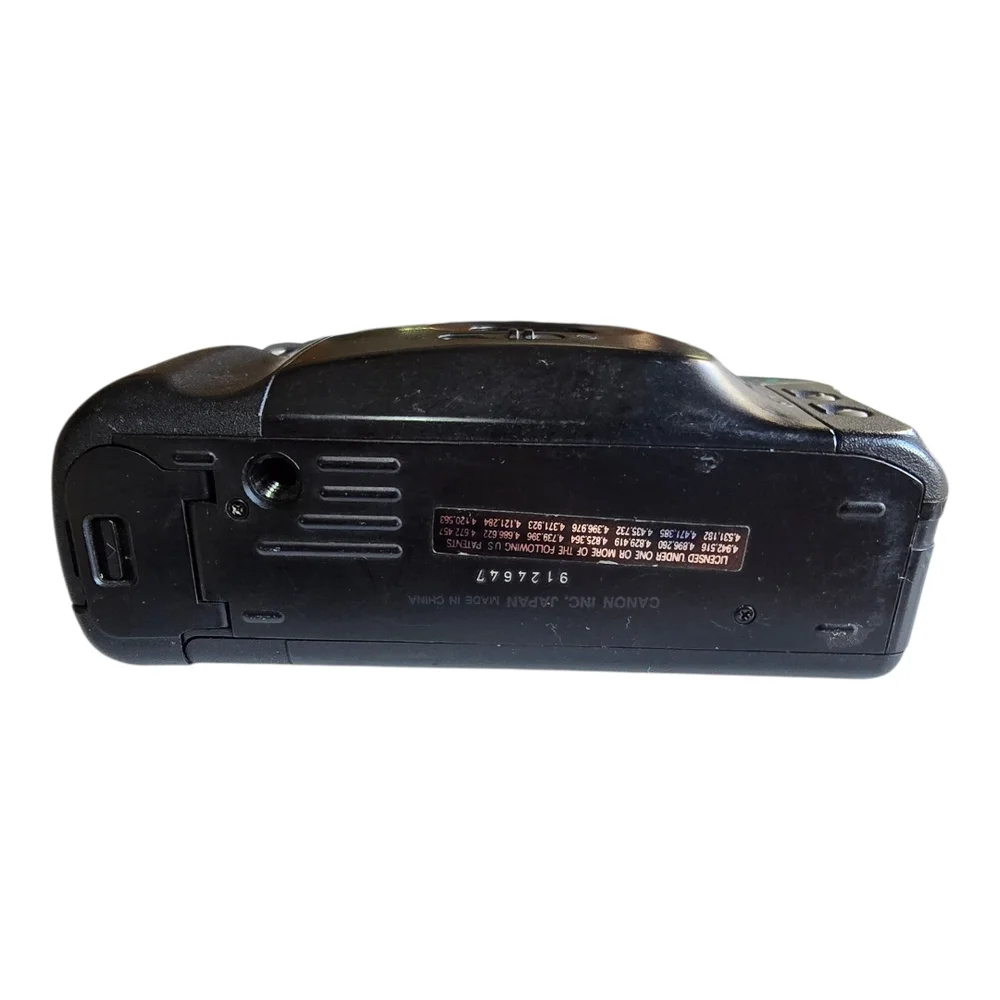 Canon Black Camera with Flash